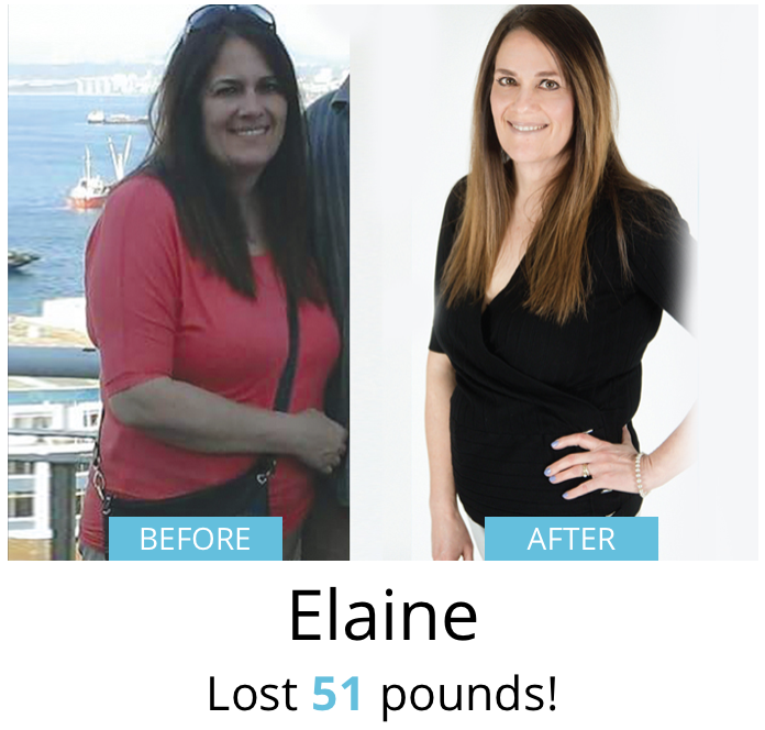 Elaine lost 51 pounds!