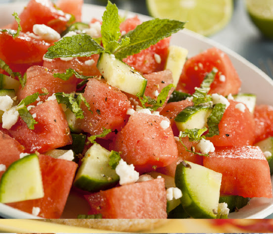 Feta and watermelon salad | Shulman Weightloss