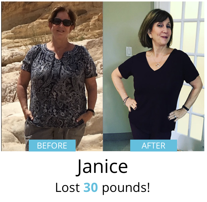 Janice lost 30 pounds!