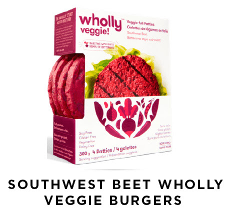 southwest beet wholly veggie burgers