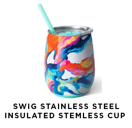 Swig stainless steel insulated stemless cup