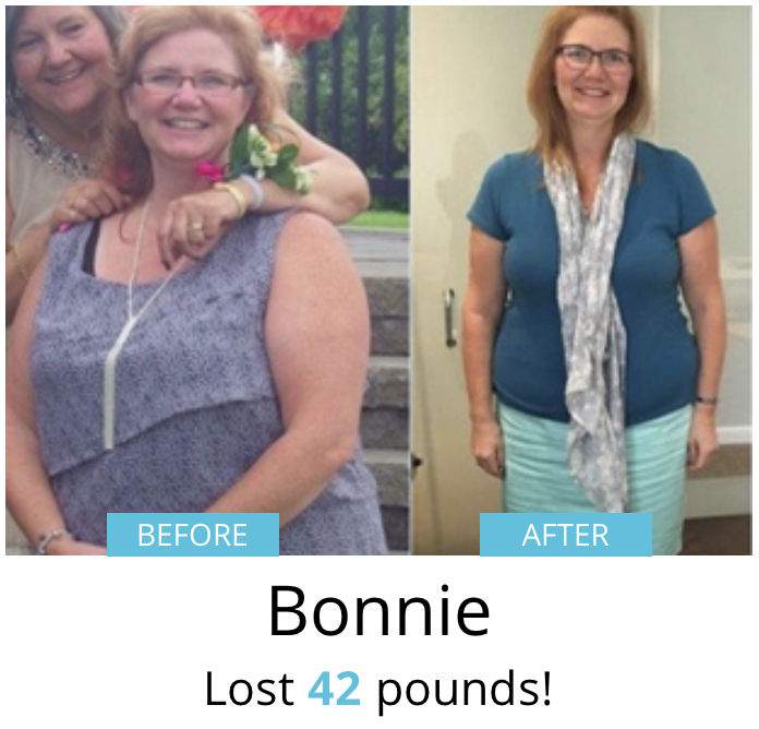 Bonnie lost 42 pounds!