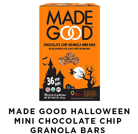 Made good Halloween mini chocolate chip granola bars