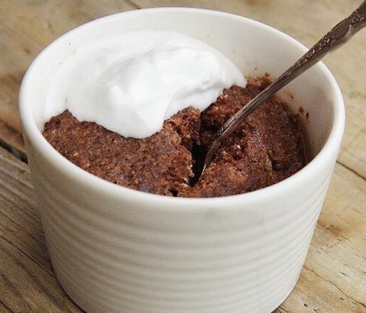 Healthy One-Minute Chocolate Cupcake | Shulman Weightloss