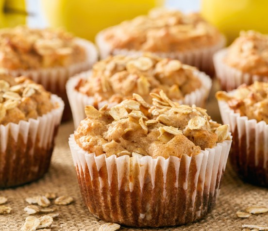 Apple Oat Breakfast Muffins