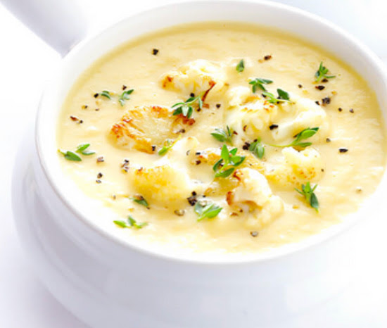 Creamy cauliflower chowder | Shulman Weightloss