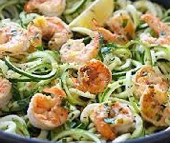 Shrimp zoodles | Shulman Weightloss